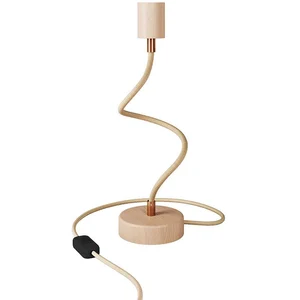 Creative Cables Lampe De Table Articulée En Bois Avec Lumière Diffuse-bois Flexible De Table Avec Prise Anglais pas cher