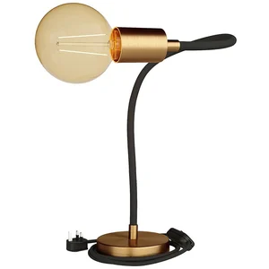 Creative Cables Lampe De Table Articulée Flex Table Avec Lumière Diffuse Et Prise Anglais pas cher
