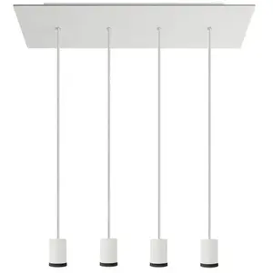 Creative Cables Suspension Gu1d0 Xxl à 4 Lumières Avec Rosace Rectangulaire 675 MmVendu parbricoinn
