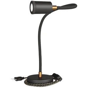 Creative Cables Lampe De Table Articulée Table Flex Gu1d0 Avec Mini Spot Led Et Prise Bipolaire pas cher