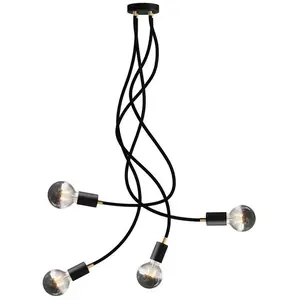 Creative Cables Plafonnier Articulé Flex 90 à Lumière Diffuse Avec Ampoule Led G95-avec BulbVendu parbricoinn