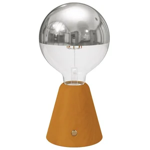 Creative Cables Lampe Portable Rechargeable Cabless01 Avec Ampoule Globe Demi-sphère Argent pas cher