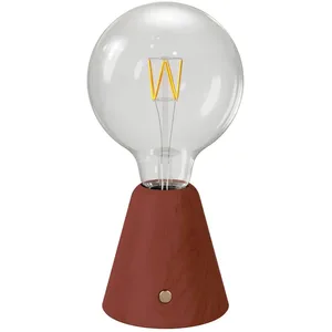 creative cables - Lampe portative LED rechargeable Cabless01 avec ampoule globo G125 - Avec ampoule, TerracottaVendu paramazon