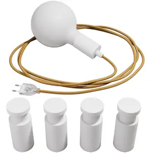 Creative Cables Lampe Serpent Portable Avec Support En Métal Et Prise Avec Bulb pas cher
