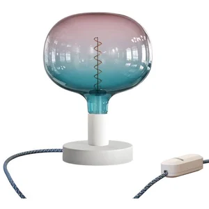Creative Cables Lampe De Table En Métal Posaluce Cobble Avec Prise Bipolaire-variateur pas cher