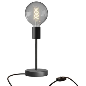 Creative Cables Lampe De Table Alzaluce Globo En Métal Avec Prise à 2 Pôles-interrupteur pas cher
