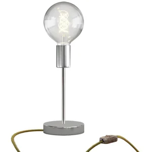 Creative Cables Lampe De Table Alzaluce Globo En Métal Avec Prise à 2 Pôles-interrupteur pas cher