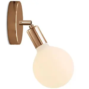 Creative Cables Joint Métallique Pour Lampe Fermaluce Avec Globe En Porcelaine pas cher