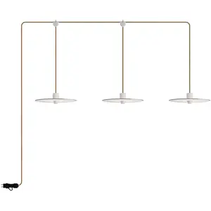 Creative Cables Lampe E-snake Eiva à 3 Lumières Sans Ampoule