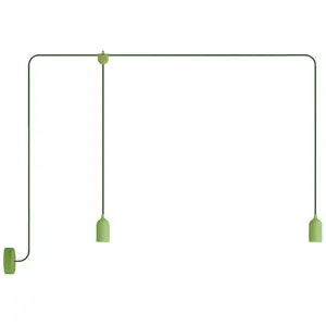 Creative Cables Lampe D´extérieur F-snake Eiva Ip65 à 2 Lumières Avec Rosace pas cher