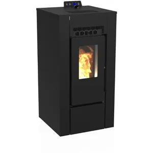 Poêle à granules étanche - LVZ ALEXA 11 - NoirVendu parcdiscount