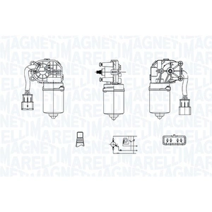 MAGNETI MARELLI Moteur d'essuie-glace pour CITROËN: C5 (Ref: 064375900... pas cher