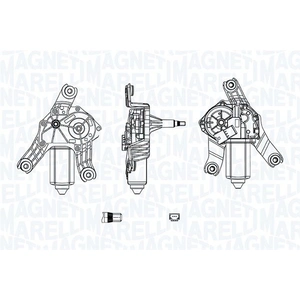 MAGNETI MARELLI Moteur d'essuie-glace pour DACIA: Logan (Ref: 06407130... pas cher