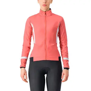 Veste Castelli Dinamica 2 GORE-TEX INFINIUM  rouge clair blanc femme - M pas cher