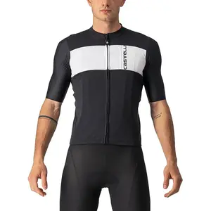 castelli Prologo 7 Jersey T-Shirt Homme, Light Black/Silver Gray-Ivory, S pas cher