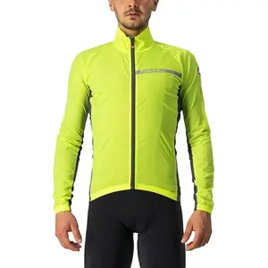 CASTELLI Veste stretch pour homme, Vert citron/gris foncé, M pas cher