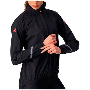 CASTELLI Emergency 2 W Rain Jacket Jacket Femme, Light Black, XL pas cher