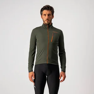 Castelli GO fietsjas Military Green/Fiery Red - Mannen - maat M pas cher