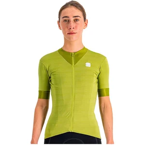 Sportful Fietsshirt Korte Mouwen Groen Dames - Kelly W Short Sleeve Jersey Guacamole-SVendu parbol