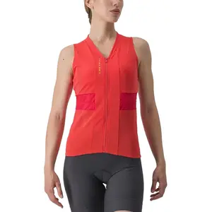 CASTELLI T-shirt femme, Hibiscus/Soft Orange, XSVendu parbikeinn