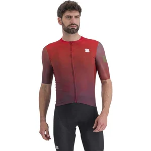 Sportful ROCKET JERSEY HUCKLEBERRY CHILLY RED - Mannen - maat L pas cher