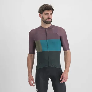 Sportful Outlet Snap Jersey Met Korte Mouwen Blauw,Paars XL Man pas cher