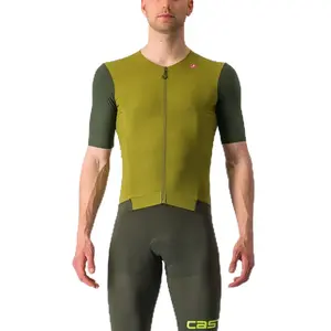 CASTELLI Prix Black Jersey T-Shirt Homme, Avocat Green/Deep Green, LVendu parbikeinn