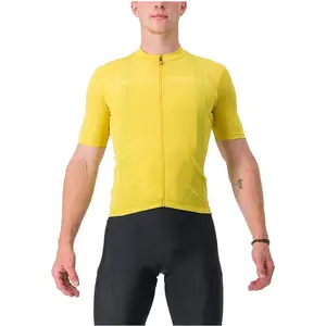 Castelli Classifica Jersey Met Korte Mouwen Geel S Man pas cher