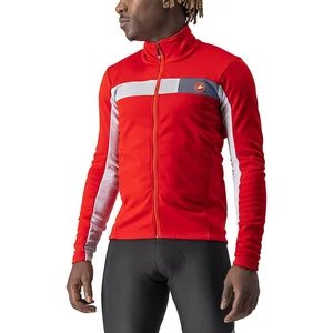 CASTELLI Veste Homme, Red/Silver Gray-Silver R, XXL pas cher