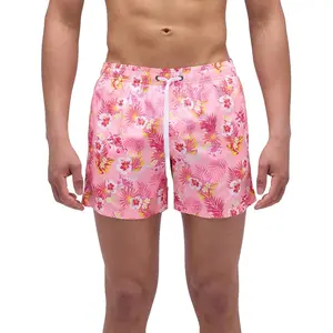 Sundek Short De Bain Elastic Waist And Dreamy Hawaii Print pas cher