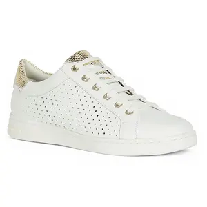 GEOX D JAYSEN vrouwen Sneakers - wit/goud - Maat 37 pas cher