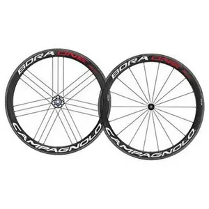 Campagnolo Jeu De Roues De Route Bora One 35 Dark Tubular + Br-bo500 pas cher