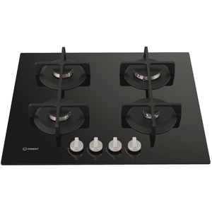 Indesit ING 61T/BK 1 Noir Intégré 60 cm Gaz 4 zone(s) pas cher