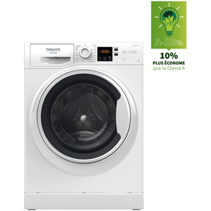 HOTPOINT  Lave linge hublot posable 9 kg blanc  NS9479WWFR pas cher