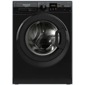 Lave-linge hublot HOTPOINT NS11469FBKFR -  11 kg - Induction - L60cm - 1400 trs/min - Classe A - Noir pas cher