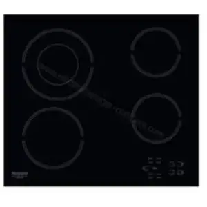Plaque Vitrocéramique Hotpoint HR632B 6200W Noire pas cher