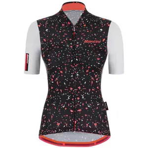 Santini Maillot à Manches Courtes Delta Pietra pas cher