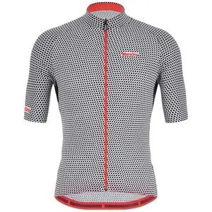Santini Maillot à Manches Courtes Karma Kite pas cher