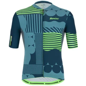 Santini Maillot à Manches Courtes Delta Optic pas cher