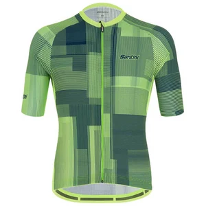 Santini Maillot à Manches Courtes Karma Kinetic pas cher