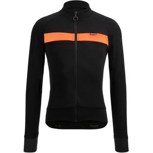 Santini Adapt Wool Thermal Trui Met Lange Mouwen Zwart S Man pas cher