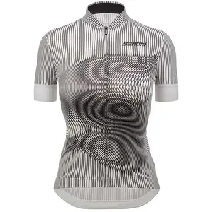 Santini Maillot à Manches Courtes Delta Vortex pas cher