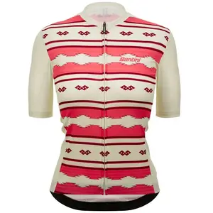Santini Maillot à Manches Courtes Pendelton pas cher