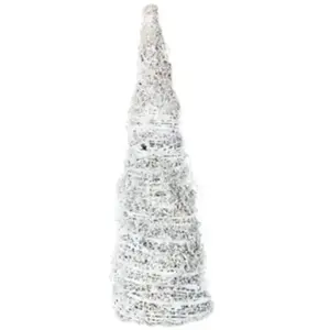 Kerst decoraties Bizzotto CONO FOREST BIANCO H40 Wit pas cher