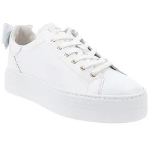 Baskets en cuir pour femme - NeroGiardini - Blanc - Lacets - NERO GIARDINI pas cher