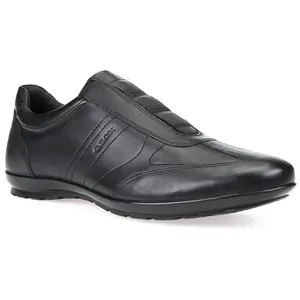 Geox Garçon Uomo Symbol C Baskets hautes, Noir, 40 EU pas cher
