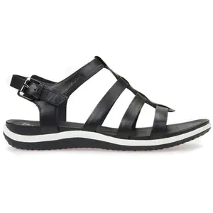 Comparateur de prix : Geox Sandales Cuir Geox Vega - Noir - 40