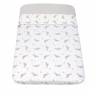 Chicco Lot de 2 draps pour lit bébé N2M, 100% coton, compatible Chicco Next2Me et avec matelas de 50 x 83 cm, drap supérieur et drap housse 0 mois + rose pas cher