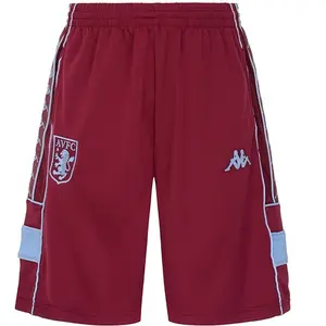Kappa Short Aston Villa FC 2021/22 222 banda arawa - rouge bordeaux/bordeaux/bleu ciel - 4XL pas cher