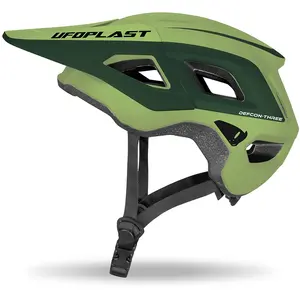 UFO plast defcon Three - mountainbike helm - groen - maat L/XL pas cher